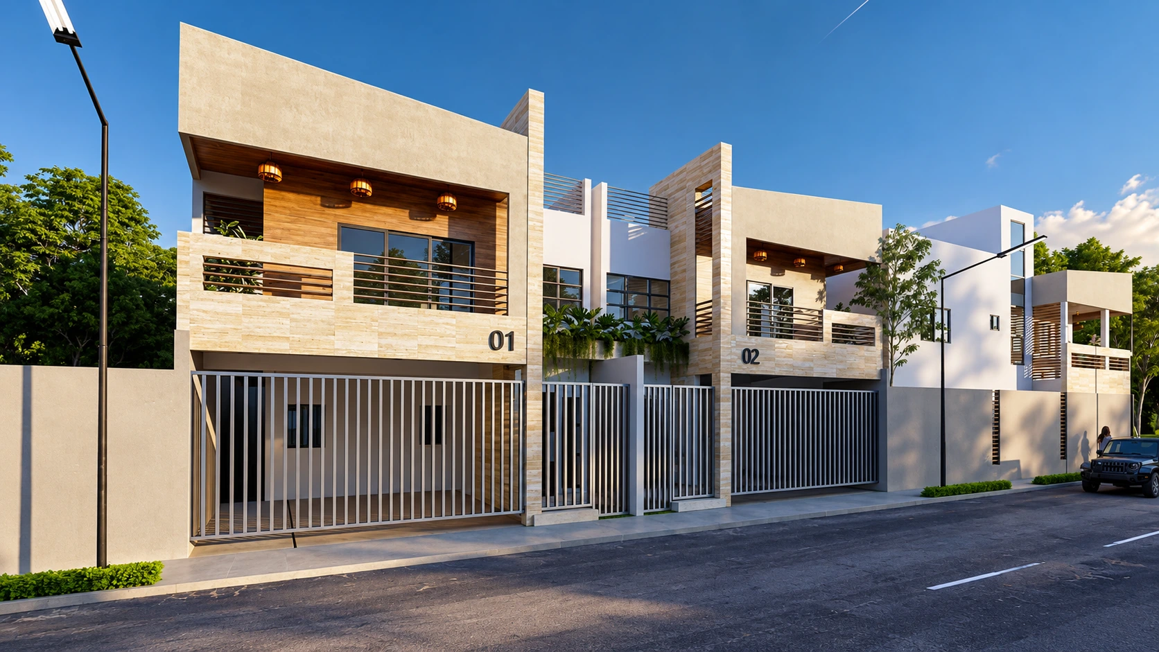 Propuesta de fachadas de Casas del Prado