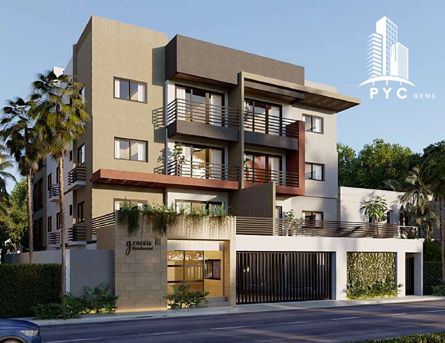Render de la fachada