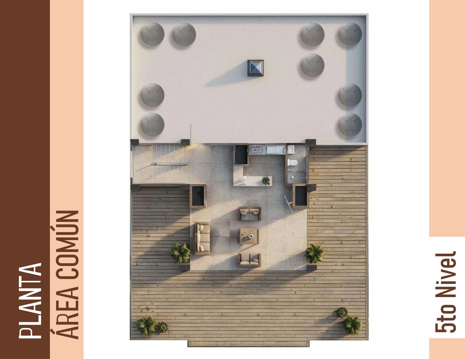 Planta del área común