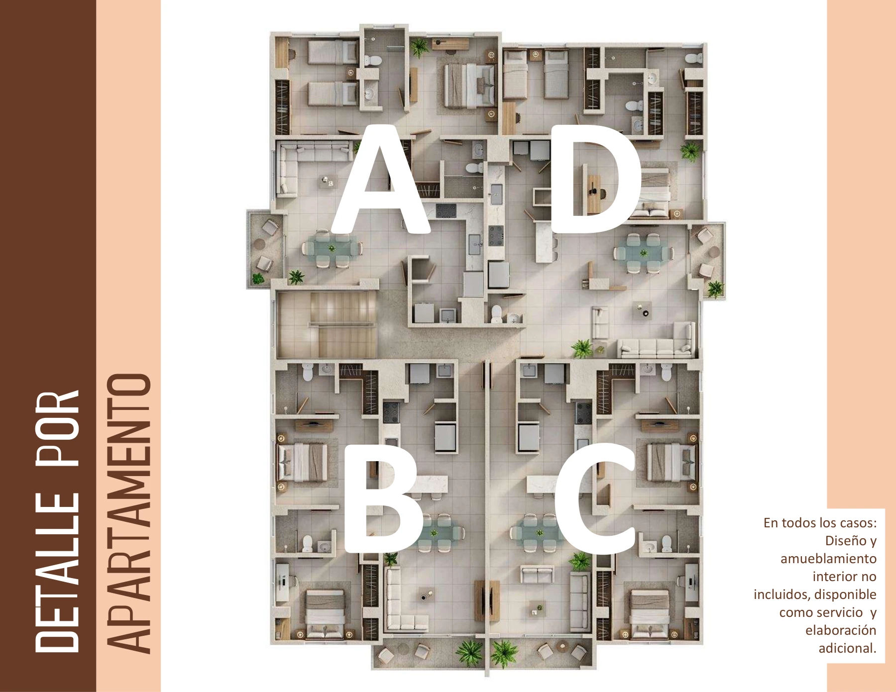 Identificación de apartamentos