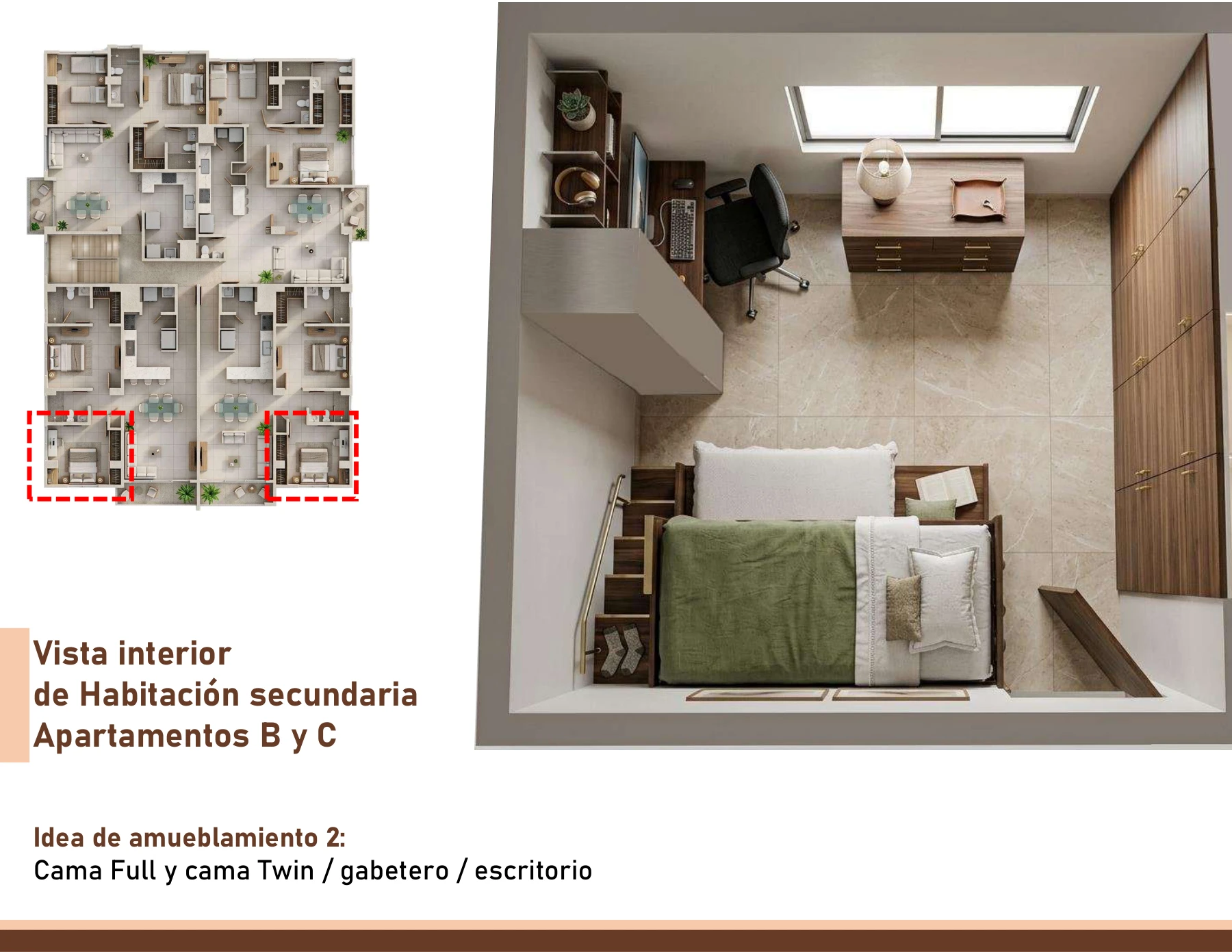 Habitación secundaria · propuesta 2