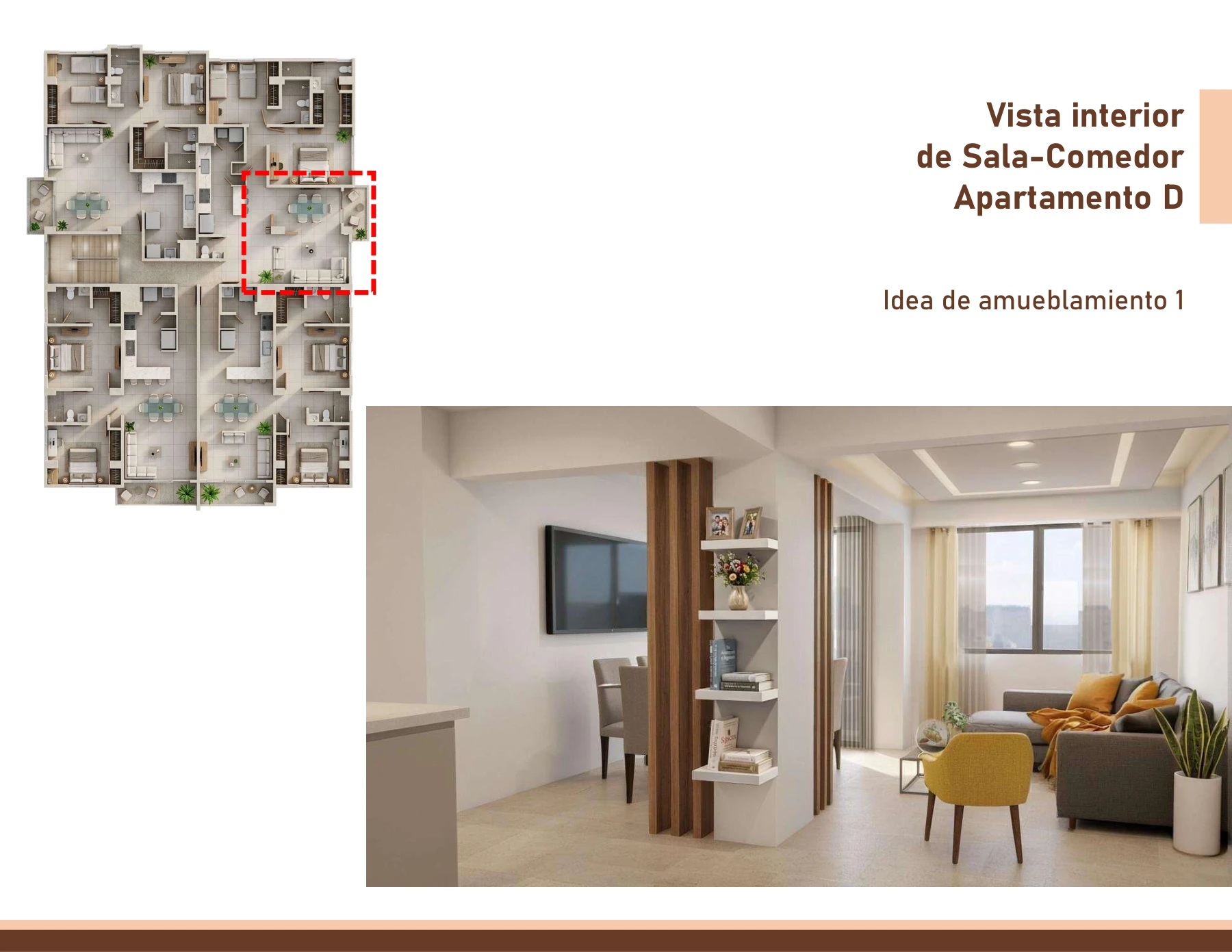 Sala y comedor · propuesta 1