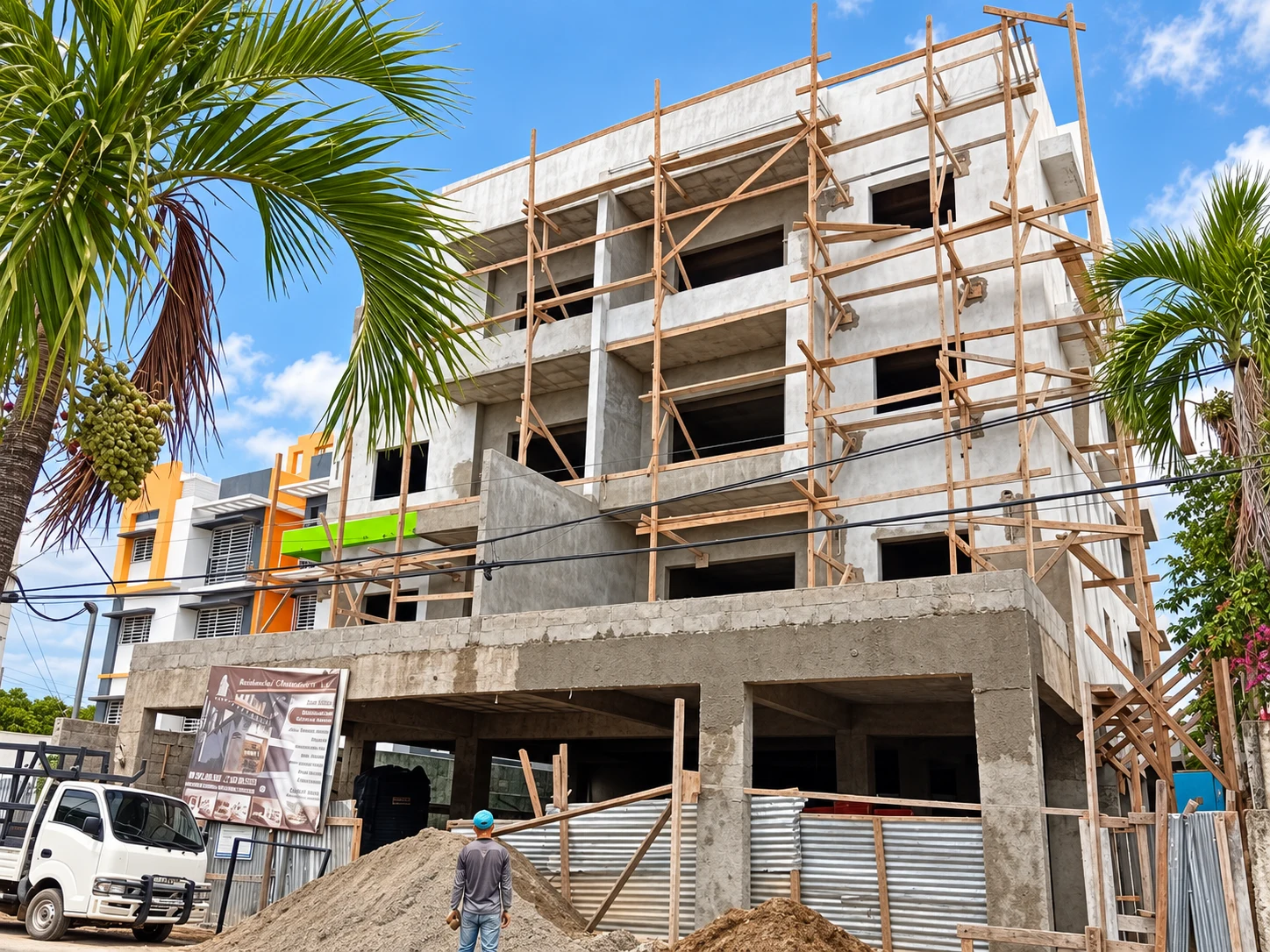 Residencial Génesis III en construcción