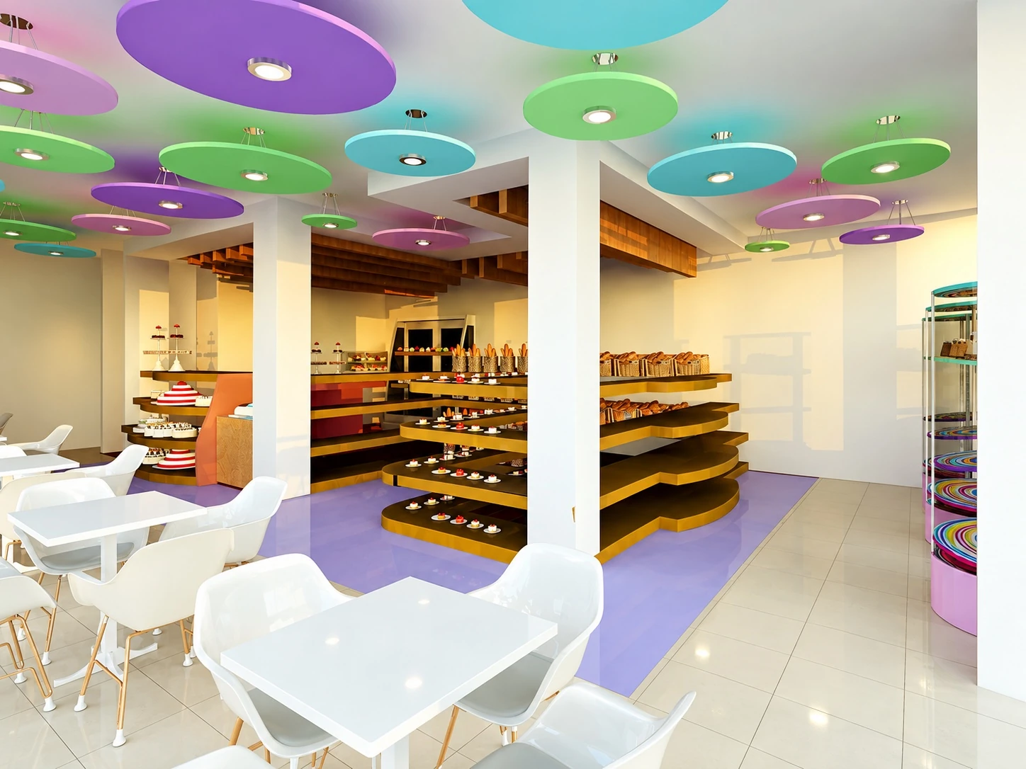 Resultado · Comedor y exhibición de productos