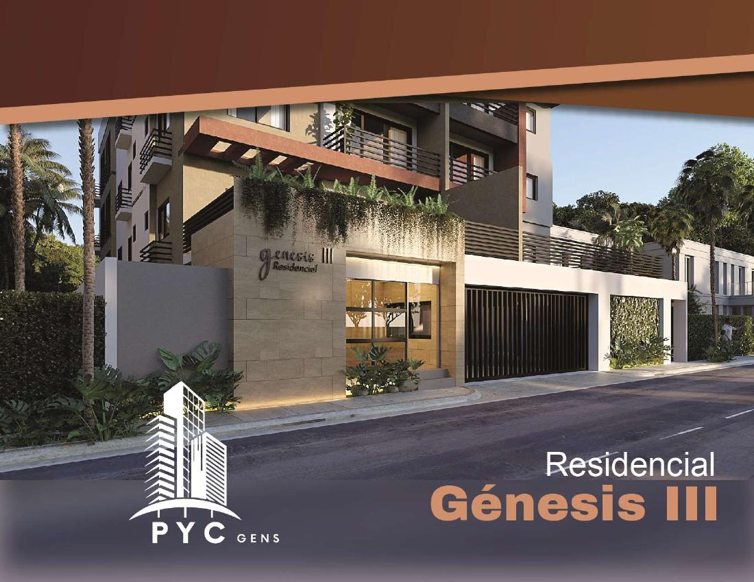 Fachada del Residencial Génesis III