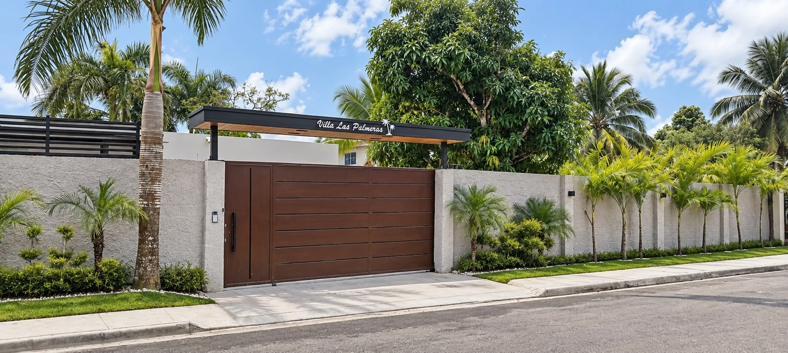 Entrada de Villa Las Palmeras