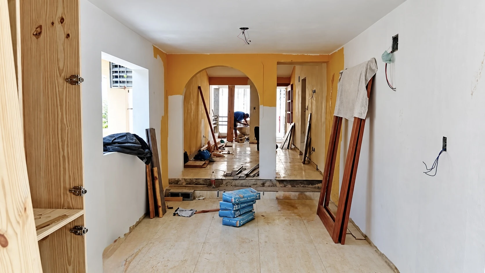 En construcción · Circulación interior